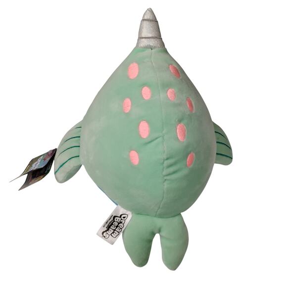 Dream Beams Glow In The Dark Nickie The Narwhal 8" Happy Line Stuffed Animal - Picture 5 of 10